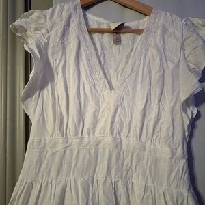 Knox rose white midi dress